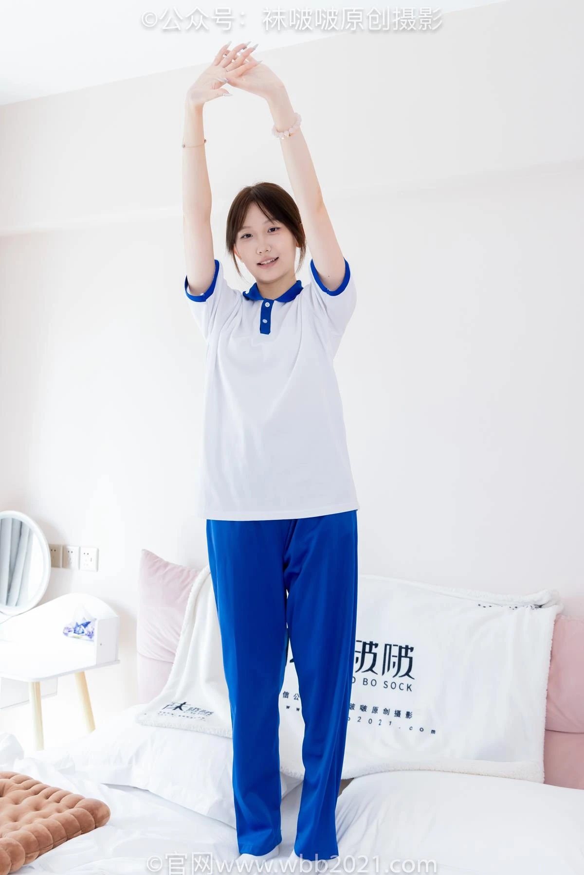 [BoBoSocks袜啵啵]NO.569 香菜-校服、板鞋、白棉袜、薄肉丝[157P/1V/7.15GB]