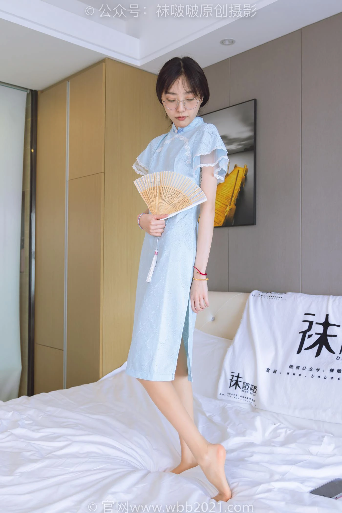 [BoBoSocks袜啵啵]NO.514 稚予-高跟鞋、薄肉丝、旗袍[130P/1V/5.49GB]