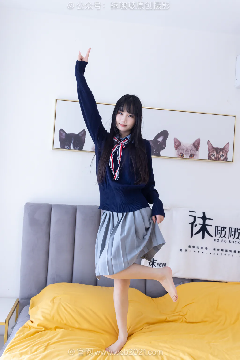 [BoBoSocks袜啵啵]NO.635 甜甜圈-板鞋、白棉袜、裸足、学苑风[186P/1V/6.38GB]