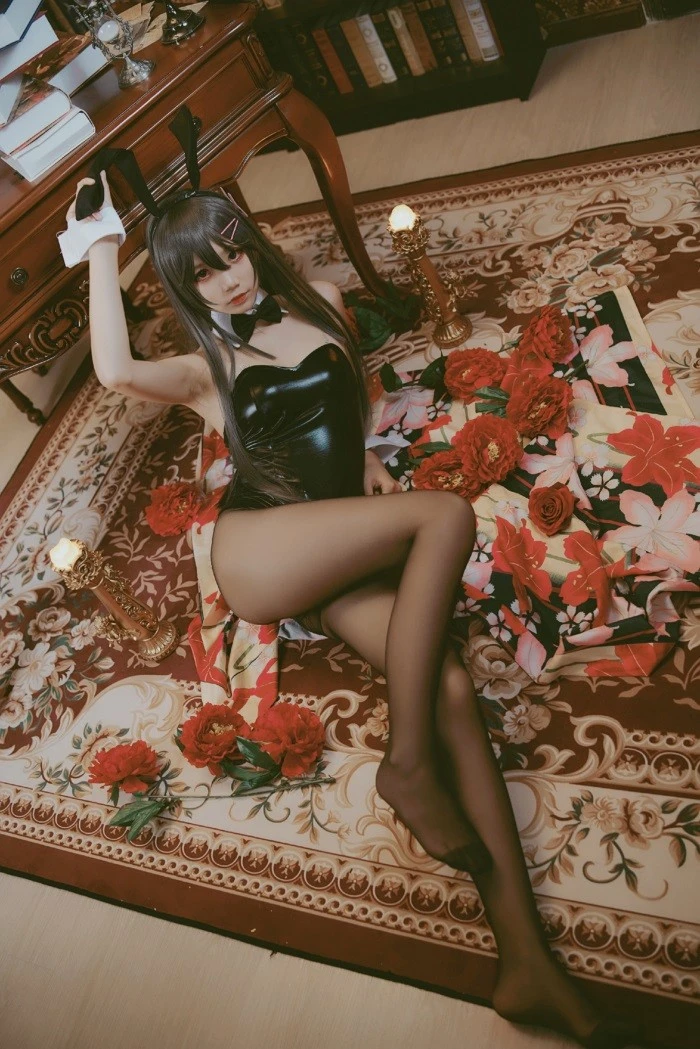 风之领域精品写真@No.198 黑丝兽耳兔女郎 [38P/433MB]