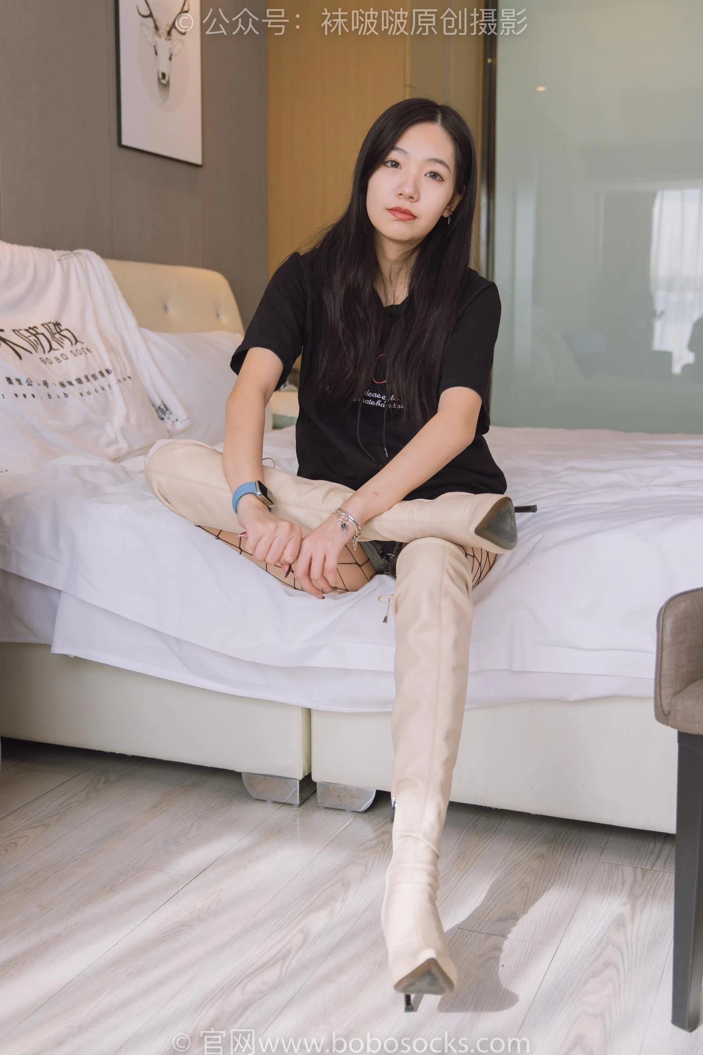 [BoBoSocks袜啵啵]NO.203 三双靴子、黑丝、往袜[144P/1V/5.84GB]
