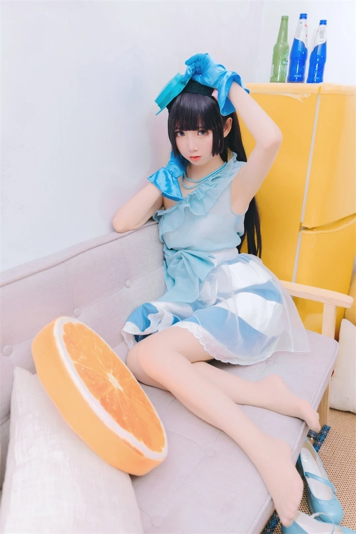 人气动漫Coser@面饼仙儿 打歌服黑猫[12P/128MB]