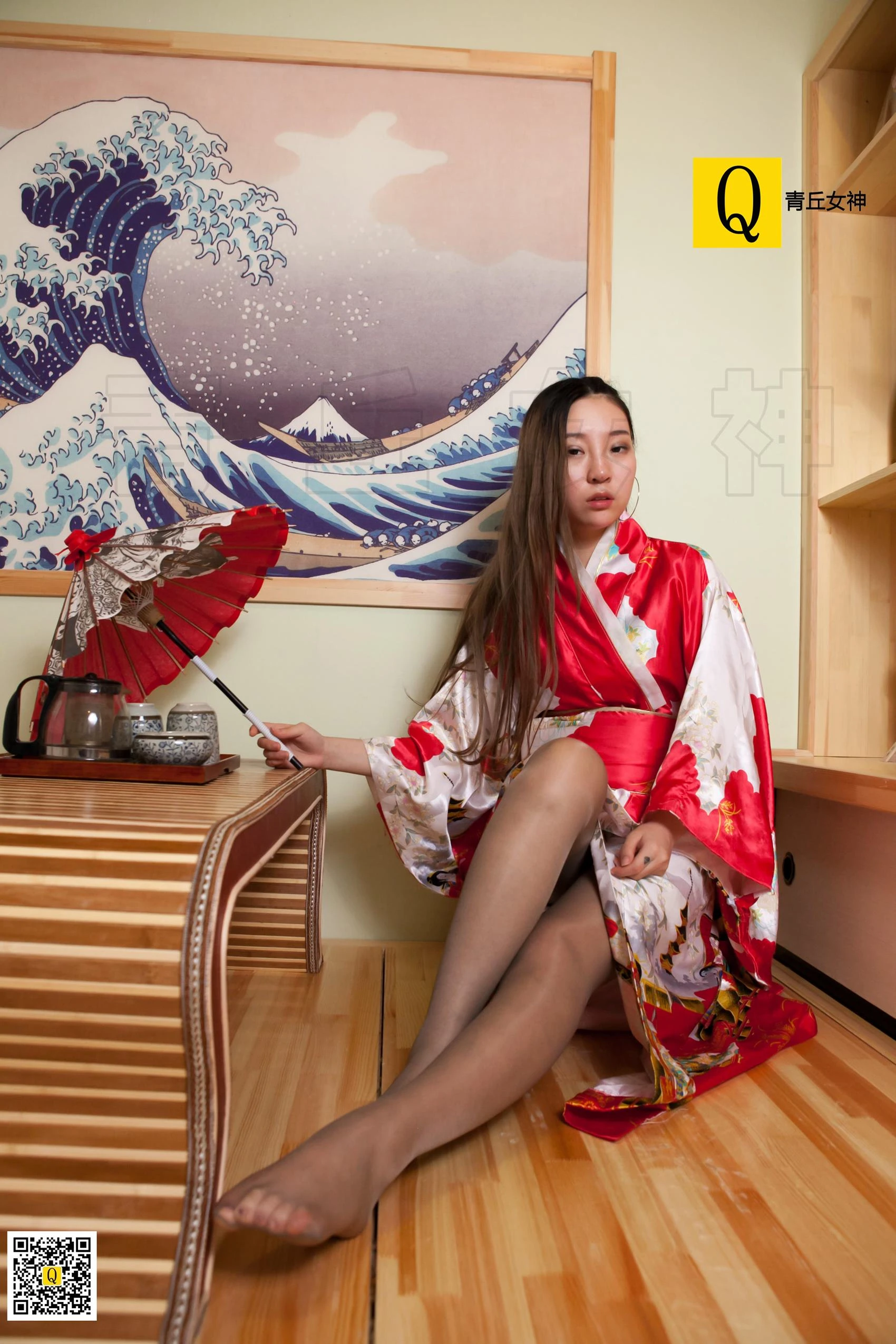 [青丘女神] 088 2018.01.12 少华 日系灰丝 [88P/76M]