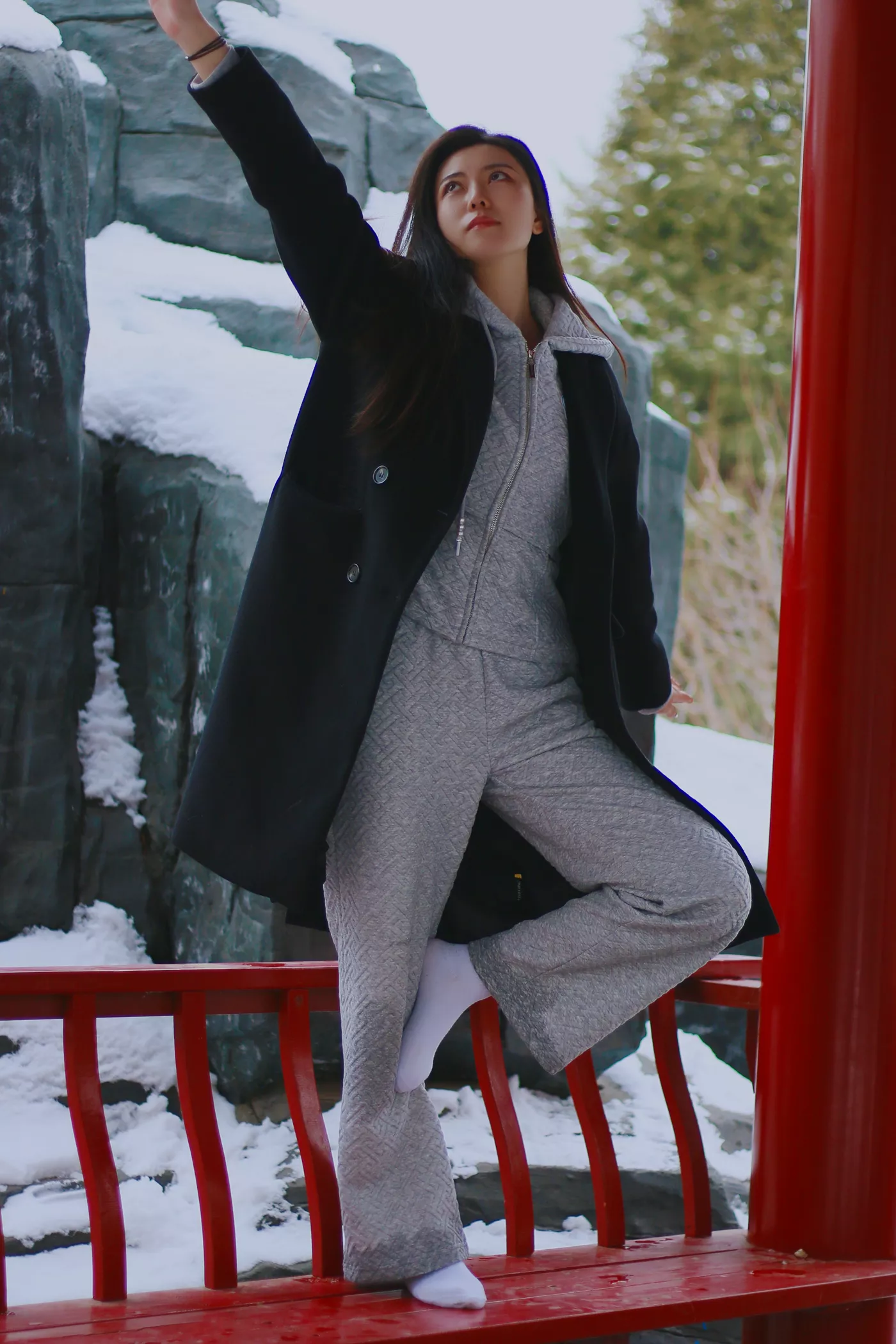 [织梦映像]NO.060 踏雪无痕-首次雪景拍摄，天寒地冻[300P/1V/3.58GB]