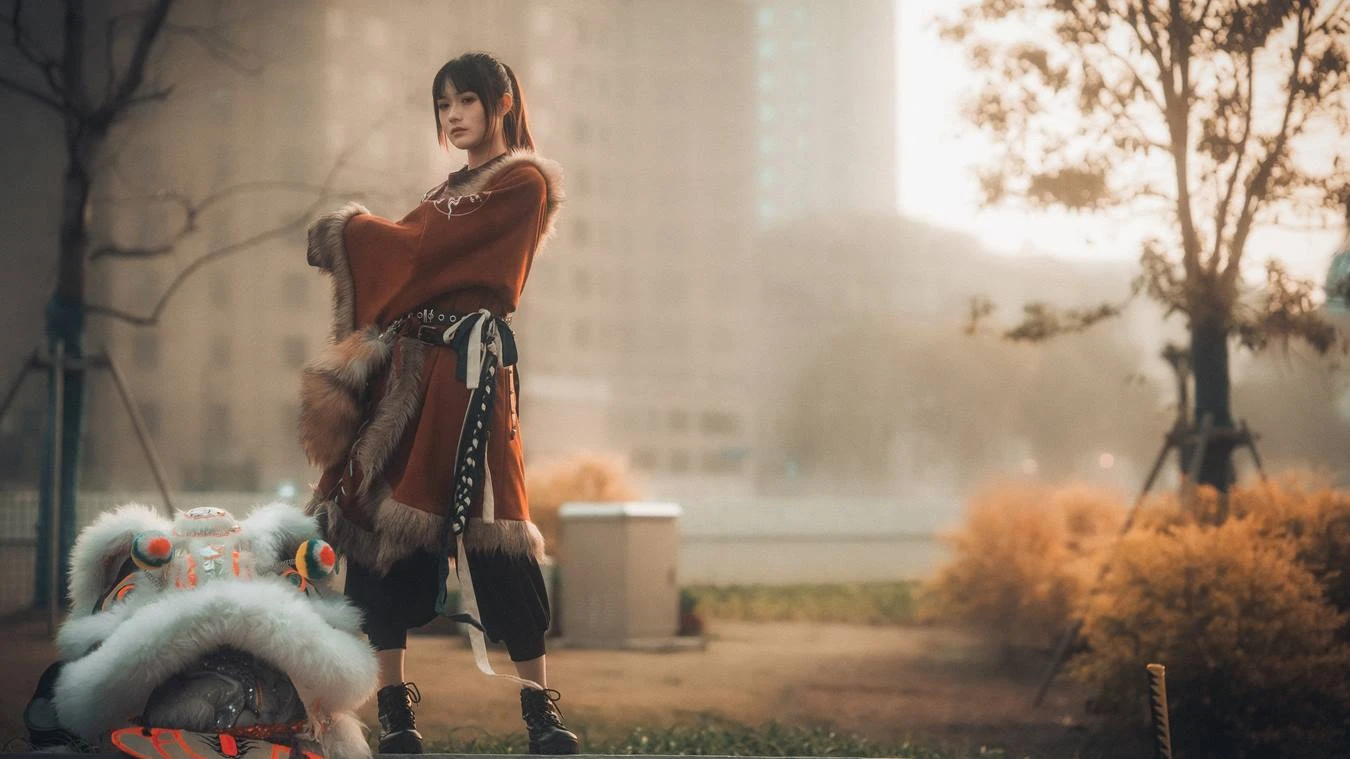 [YITUU艺图语] 2022.04.20 舞狮少女 兔子Zzz不吃胡萝卜 [46P/548MB]