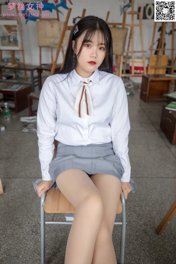 [MSLASS梦丝女神] 2019-09-25 恬恬 画室乖乖女 [55P/393MB]
