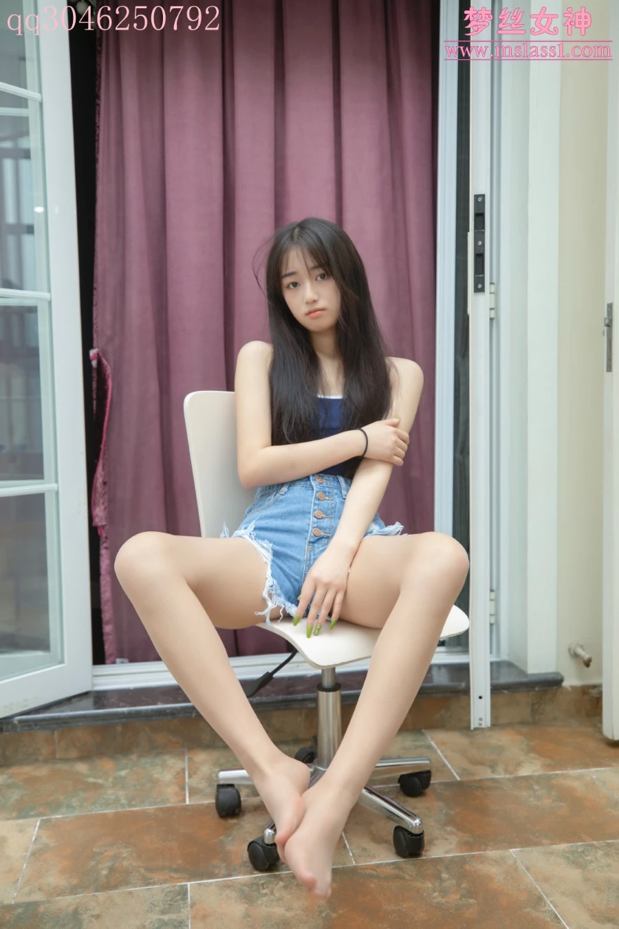 [MSLASS梦丝女神]2021.06.21 死库水牛仔 王娇娇 [46+1P/295MB]