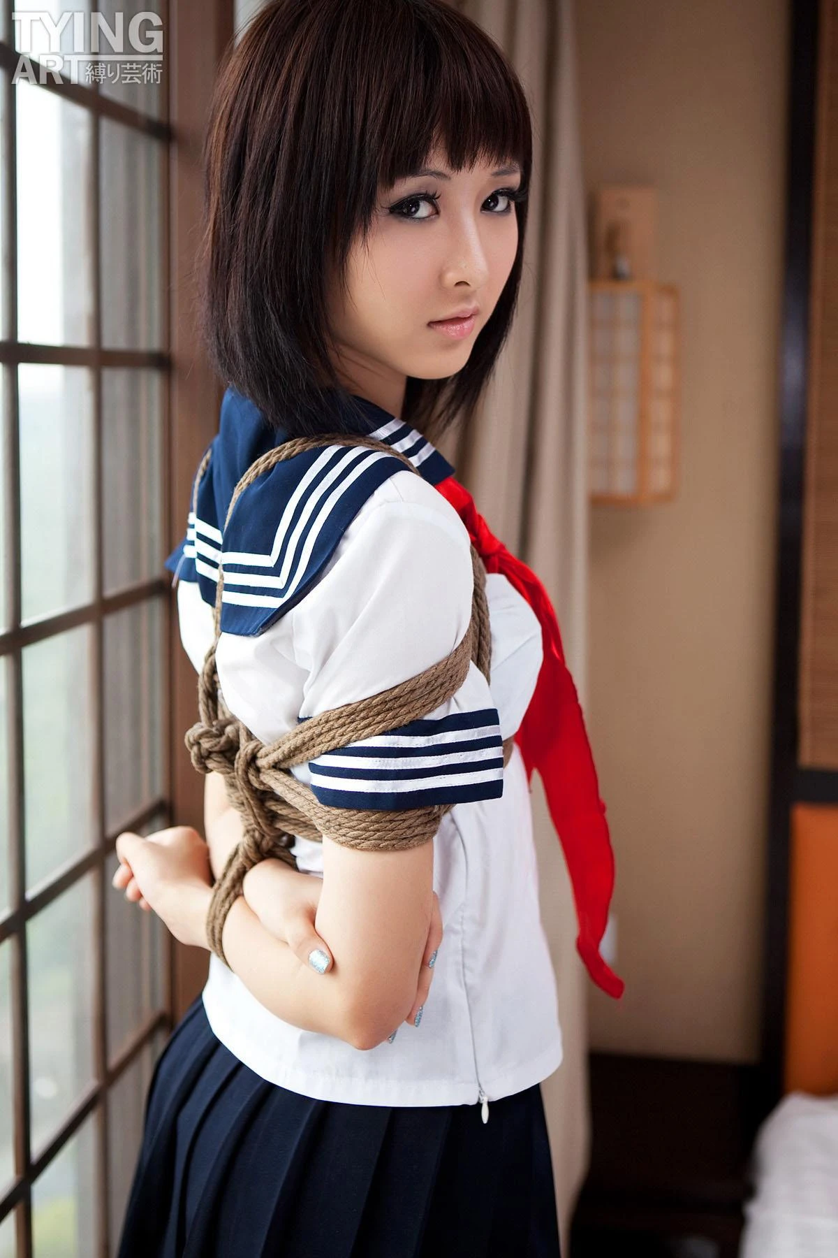 [禁忌摄影]Taboo-love NO.090 TyingArt 縛リ芸術 Shiryl School Girl[27P/6.69MB]