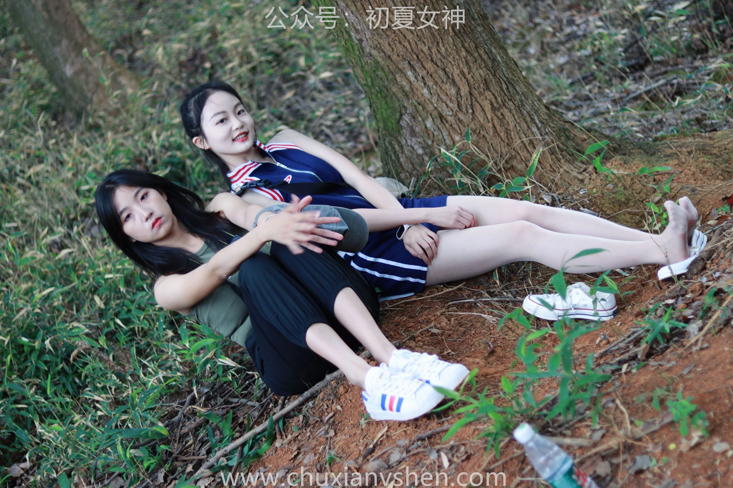 [初夏女神] NO.095 点点&双双~《姐妹出行》夏季登山记 [163P/2V/12.7G]